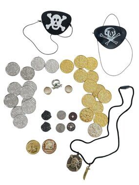 40 pcs Pirate Accessories & Coins
